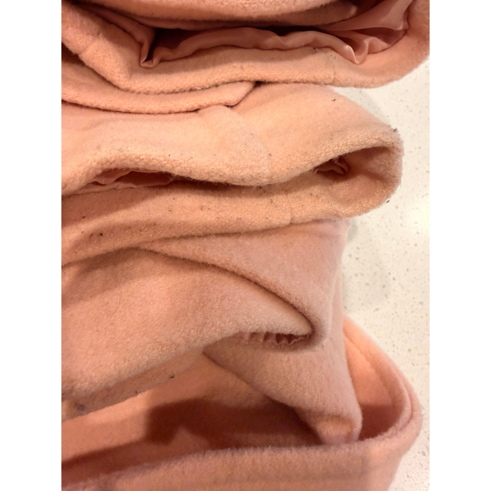 Women's St. John's Bay Pink Pea Coat Sm Wool Cashmere Blend Old Money‎ Soft Girl - Picture 6 of 14